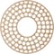 Ekena Millwork Fink Wood Fretwork Pierced Ceiling Medallion, Alder, 26"OD x 9 1/2"ID x 3/8"T CMWP26X26X0375FFAL - alternate 4